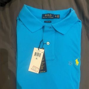 Men's Polo Ralph Lauren XL Classic Fit Blue Polo - New with Tags
